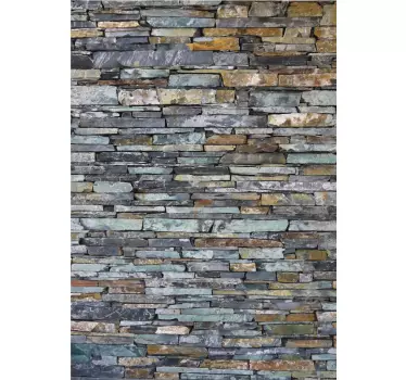 Sticker Texture Briques de Pierres - TenStickers
