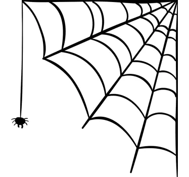 Sticker Insecte Toile d'Araignée d'Halloween - TenStickers