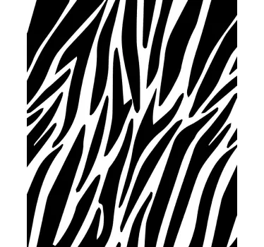 Sticker Maison Zèbre Translucide - TenStickers