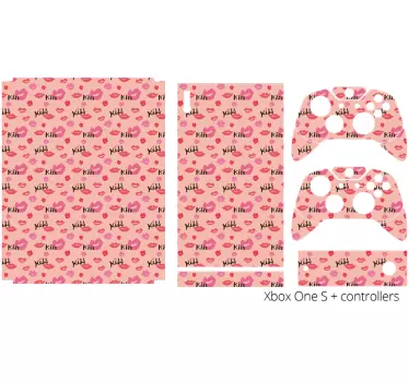 Sticker xbox motif baisers - TenStickers