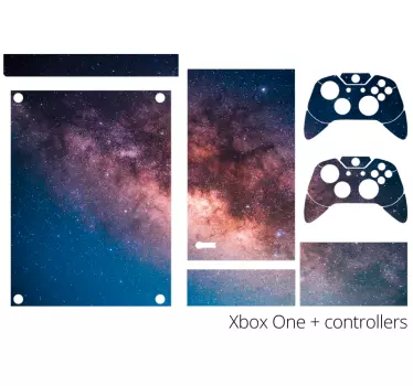 Sticker xbox galaxie nuit - TenStickers