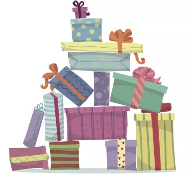 Sticker Entreprise Montagne Cadeaux - TenStickers