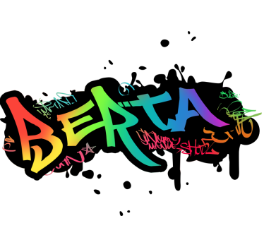 Sticker mural enfant graffiti prénom personnalisable - TenStickers