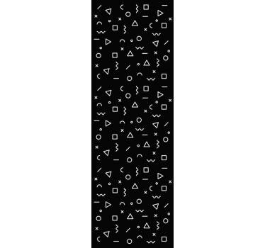 Vitrophanie Vitrine Dessins géométriques - TenStickers