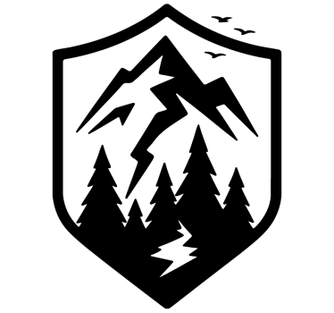 Autocollant vélo peaux de sentier timberline - TenStickers