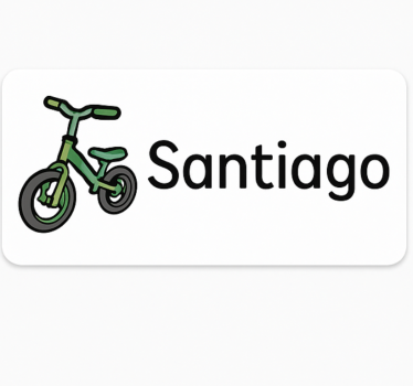 Autocollant vélo marque propriétaire - TenStickers