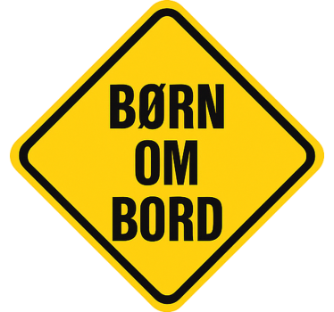 Autocollant vélo né à bord - TenStickers