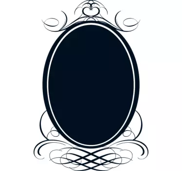 Sticker ardoise craie cadre classique - TenStickers