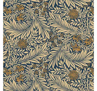 Papier autocollant meuble vintage floral - TenStickers