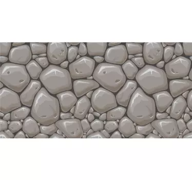 Sticker Maison Pierres naturelles - TenStickers