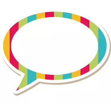 Sticker enfant bulle conversation - TenStickers