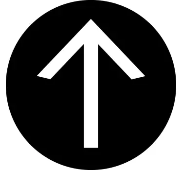 Sticker Maison Flèche signalétique - TenStickers