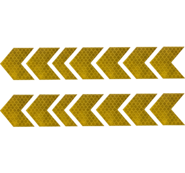 Sticker personnalisable motif chevrons - TenStickers