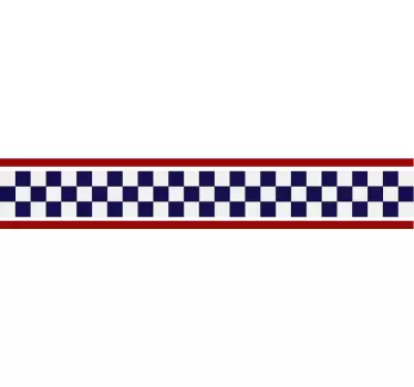 Autocollant voiture bande racing - TenStickers