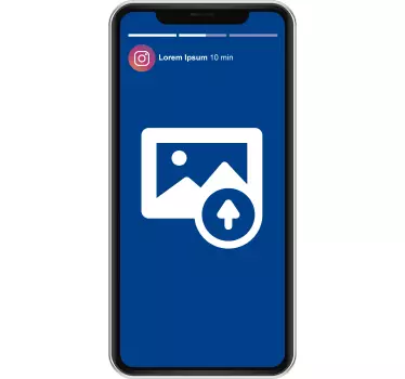Sticker Original Story insta avec photo - TenStickers