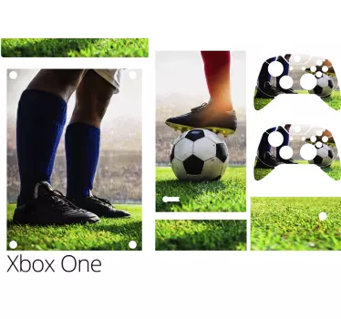 Sticker xbox coup de pied au but - TenStickers