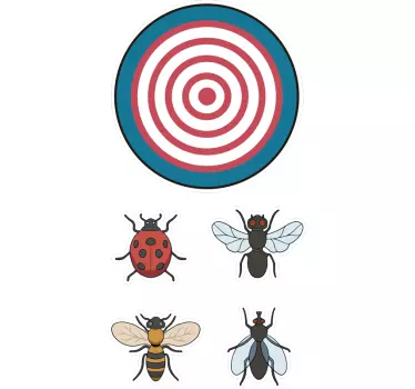 Sticker Maison Dessins pour toilettes - TenStickers