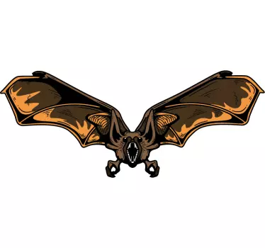 Sticker voiture chauve-souris - TenStickers