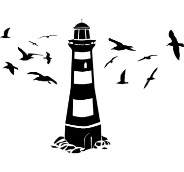 stickers de fenêtre de phare - TenStickers