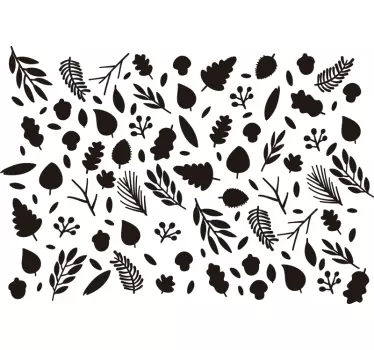 Sticker Mural Fleur espirit d'automne - TenStickers