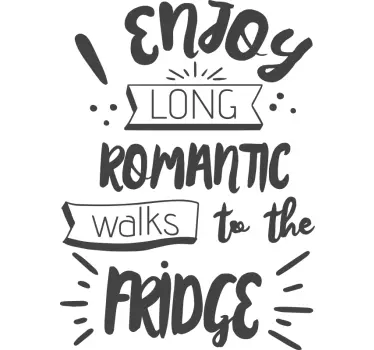 Sticker frigo citation humoristique de cuisine - TenStickers