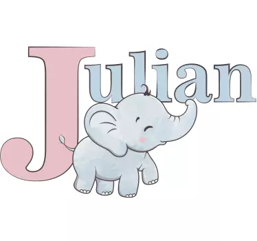 Sticker Animal Sauvage elephant - TenStickers