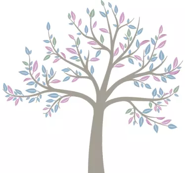 stickers muraux arbre printemps jardin - TenStickers