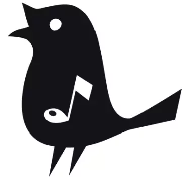 Sticker enfant oiseau chanteur - TenStickers