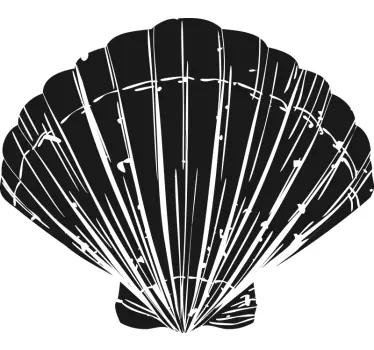 Sticker de porte Coquillage - TenStickers