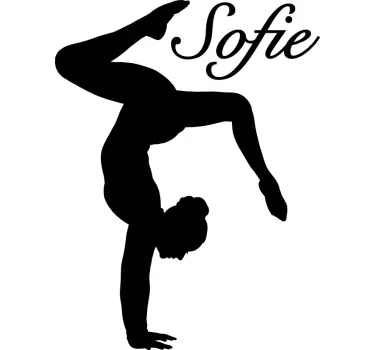 Sticker danse gymnaste - TenStickers