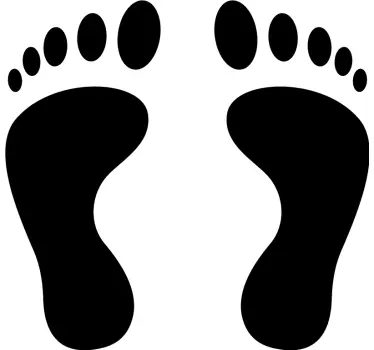 Etape empreintes sticker carrelage - TenStickers