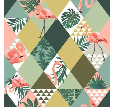 Papier autocollant meuble de jungle tropicale - TenStickers