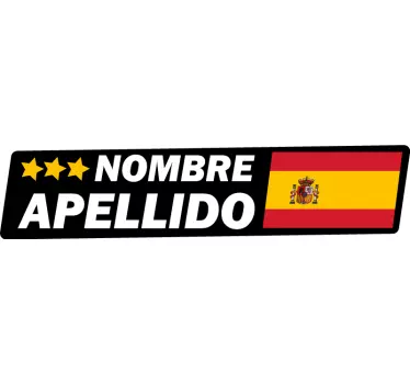 Autocollant vélo drapeau personnalisable - TenStickers