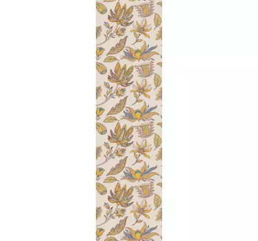 Sticker frigo finition florale texturée - TenStickers