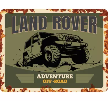 Sticker auto moto aventure tout terrain - TenStickers