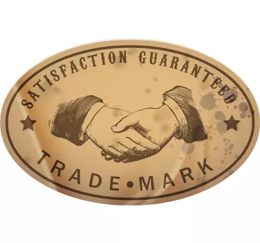 Sticker vintage Satisfaction Guaranteed - TenStickers