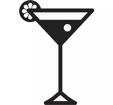 Sticker cuisine pictogramme boisson cocktail - TenStickers