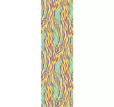 Sticker frigo Éléments abstraits vibrants - TenStickers