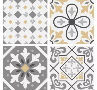 Sticker Carrelage Carreaux de ciment amiaz - TenStickers