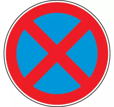 Sticker parking panneau stationnement interdit - TenStickers