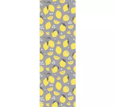 Sticker frigo motif citron - TenStickers