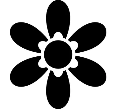 Autocollant vélo de soleil floral - TenStickers
