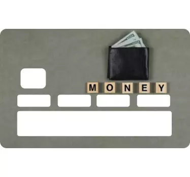 Sticker carte bancaire carte de paiement argent - TenStickers