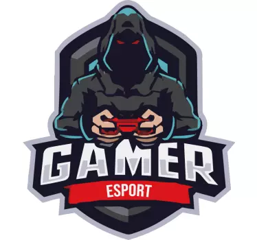 Skin Playstation Logo mascotte gamer - TenStickers
