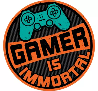 Skin Playstation Le joueur est immortel avec le contrôleur - TenStickers