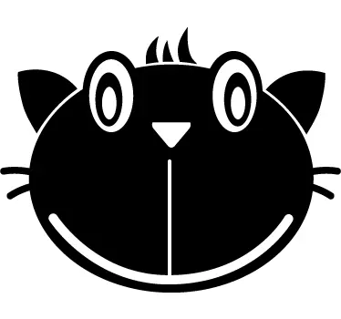 Sticker ardoise chat - TenStickers