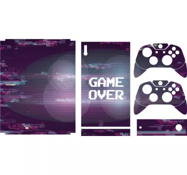 Sticker xbox thème de jeu pixelisé - TenStickers