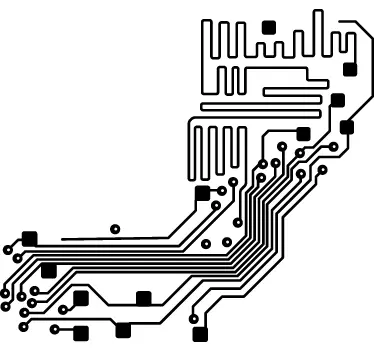 Sticker circuit électronique - TenStickers