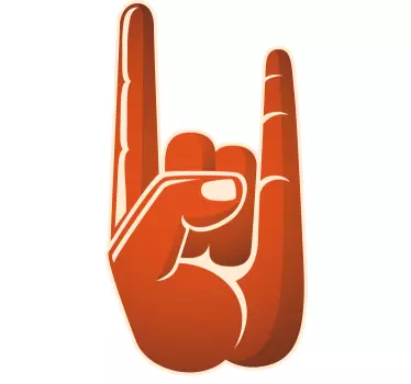 Sticker mural main rock - TenStickers