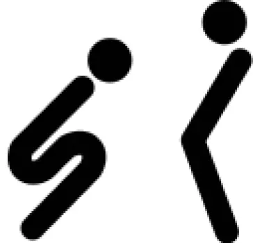 Sticker porte symboles de signalisation toilettes - TenStickers